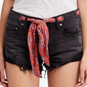 Free People distressed shorts